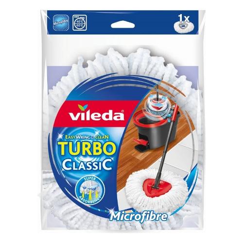 VILEDA TURBO SMART ricambio mocio spin mop microfibra lavapavimenti x3  pezzi EUR 25,10 - PicClick IT