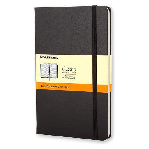 Moleskine Taccuino per appunti qp060 classic collection hard nero Blocchi  note con elastico 