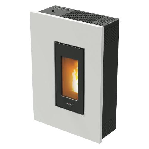 Stufa pellet 4,9kW MADISON Bianco 4 stelle 7019029