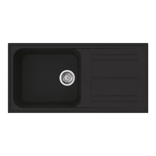 Lavello 1 vasca (100x50cm) RIGAE Antracite Opaco LZ150A2