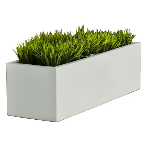 Fioriera (100x35x31 cm) Long NEWGARDEN Bianco 2360