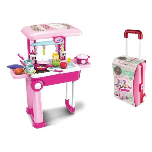 Cucina giocattolo Trolley Viaggio (60x24,5x53cm) MAISONELLE 33816