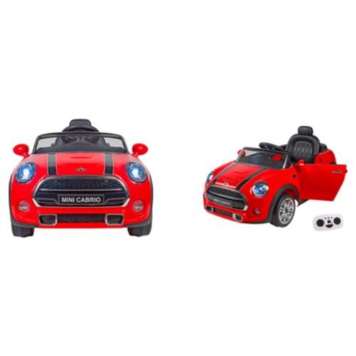 Auto elettrica Mini Cooper con telecomando 12v Rossa SPIDKO 38971
