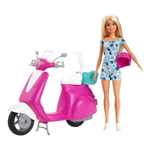 Set bambola con Scooter BARBIE GBK85