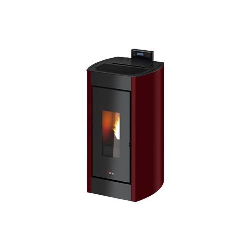 Stufa pellet 8,5kW Kriss3 Rosso 4 stelle Classe A+ 7014003