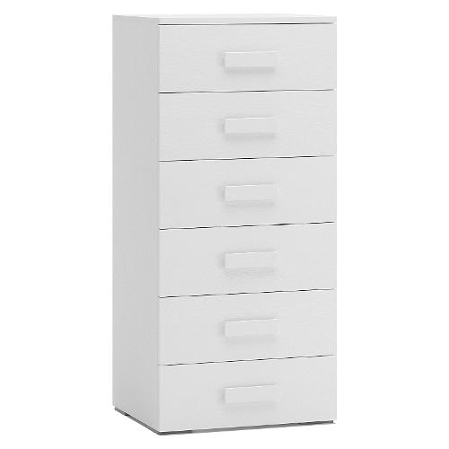 PRIME Settimanale 6 Cassetti Frassino bianco