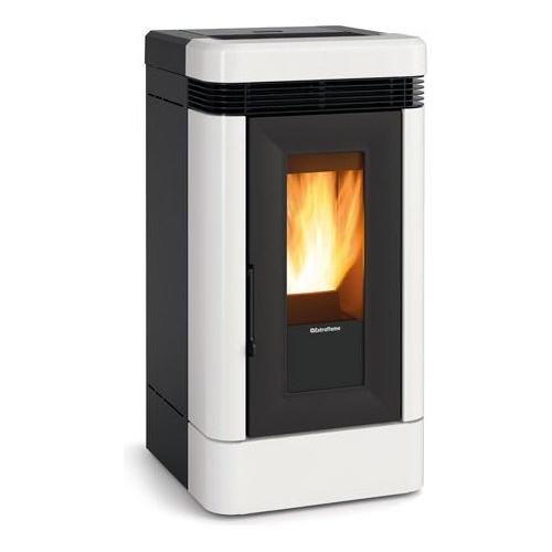 Stufa pellet 12kW LUCIA PLUS Bianco 4 stelle Classe A+ 1283251