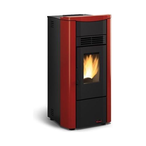 Stufa pellet 8kW GIUSY Plus Evo Bordeaux 4 stelle Classe A+ 1280553