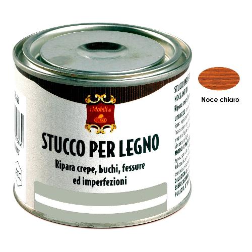 Stucco legno in pasta I MOBILI DI GUBRA noce chiaro barattolo 200 gr GRL021 65