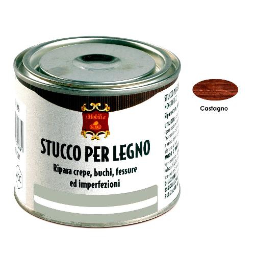 Stucco legno in pasta I MOBILI DI GUBRA castagno barattolo 200 gr GRL021 59