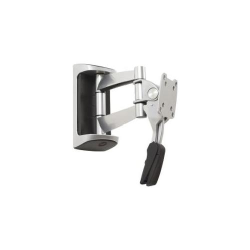 Supporto monitor TV parete ( 25 Kg ) VESA 400 x 400 Staffa Standard 2 snodi Silver ER002560