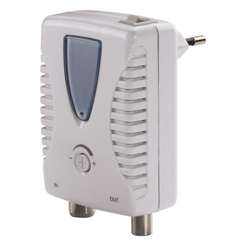 Amplificatore tv Amplificatore antenna TV M/F 25dB 220V - Regolabile White 00123394