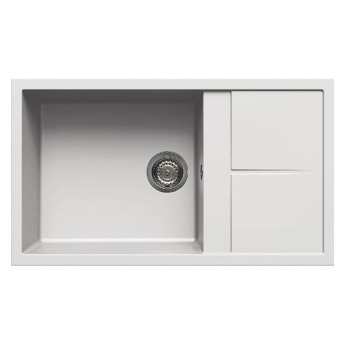 Lavello 1 vasca (86x50cm) UNICO 410 Bianco Opaco LGU41068