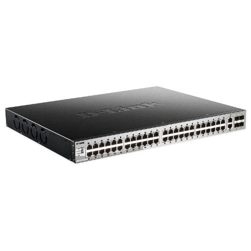 Switch di rete 48 porte DGS 3130 SERIES Layer 3 Stackable PoE Black e Grey DGS 3130 54PS SI Gigabit (1000Base-TX)