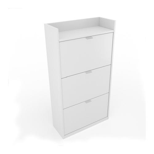 FAMILY WOOD 18 paia Scarpiera Bianco venato Mobile KIT