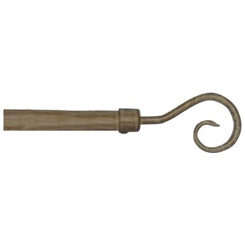 Kit bastone tenda (110x1,9 cm) LINE ORO Avorio e Oro 10302