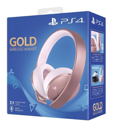 Cuffie gaming PLAYSTATION Gold Wireless Headset - Rose Gold Edition Rose gold 9969600