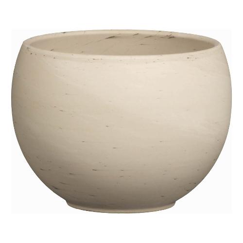 Vaso piante tondo LUNA marmorizzato grigio (20x15,4 cm) 057 136 20