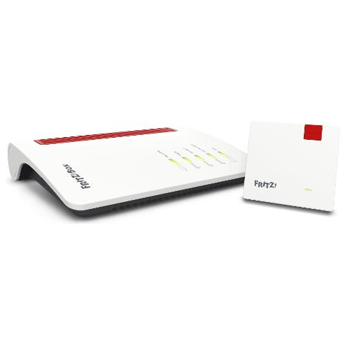 Modem router FRITZ!BOX 7530 + 1200 Wi Fi Mesh Mesh Dual Band Bianco e Rosso 20002898