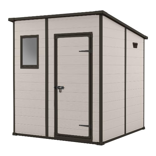 Casetta giardino termoplastica (183x185x200cm) MANOR PENT 6X6 Beige K242788K580KK