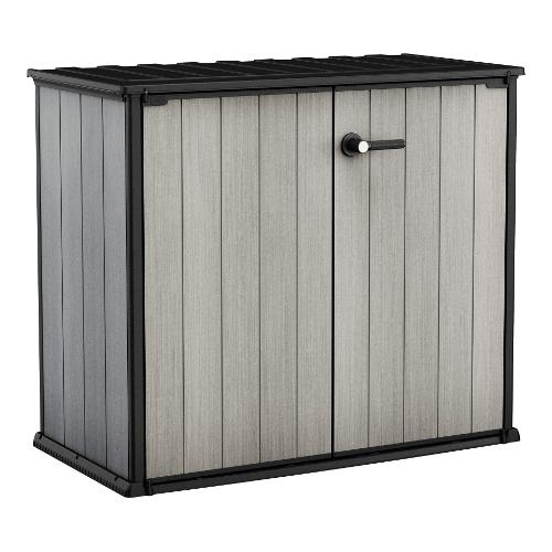Box porta attrezzi termoplastica Patio Store (139,5x77x120cm) BRUSH Grigio K232781K595KK