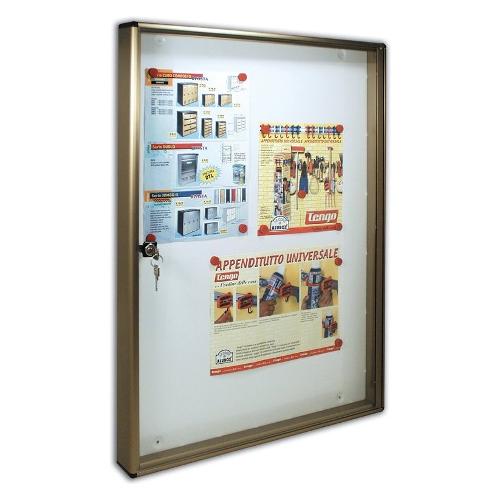 Bacheca 2 x A3 Anodizzato bronzo (55x5x73 cm) 23BCN05 BR