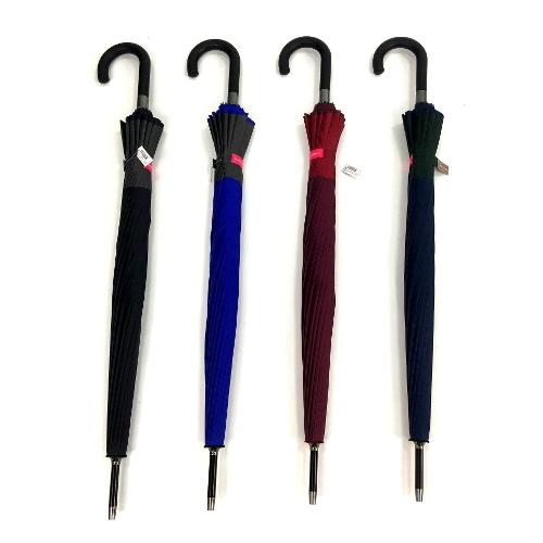 Ombrello lungo unisex automatico Fiber (120cm) Assortito 870