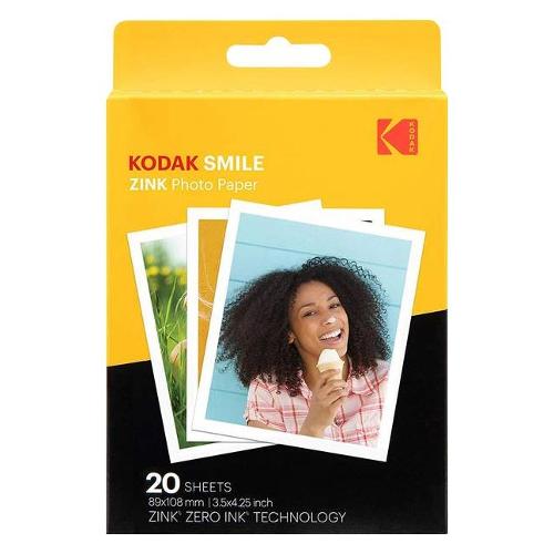 Carta fotografica 8,9 x 10,8 cm (20pz) ZINK 3,5"x4,25" RODZL3X420