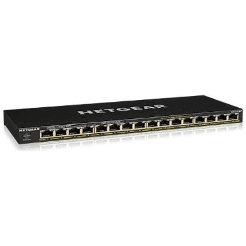 Switch di rete 16 porte Gigabit Unamanged PoE+ GS316P 100EUS Gigabit (1000Base-TX)