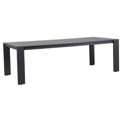 Tavolo da esterno Tavolo Karbon Alluminio 240x100 cm Fisso Carbone (240x100x75cm)