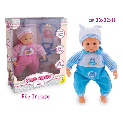 Bambola Bambolotto 30 cm con set dottore Assortito 63350
