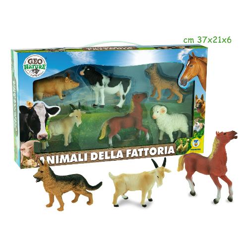 Set Animali della Fattoria 6 pz GEO NATURE 66343