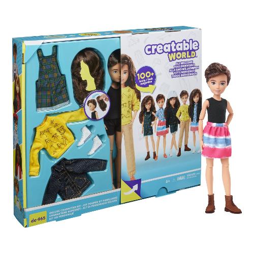 Bambola Deluxe Capelli Castani Creatable World BARBIE GKV46