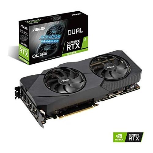 Scheda video Dual GeForce® RTX 2070 SUPER EVO OC edition DUAL-RTX2070S-O8G-EVO 8GB 90YV0CN0 M0NA00