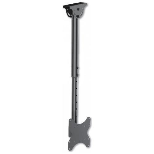 Supporto monitor TV soffitto ( 50 Kg ) VESA 200 x 200 Telescopico Black ICA CPLB 922L