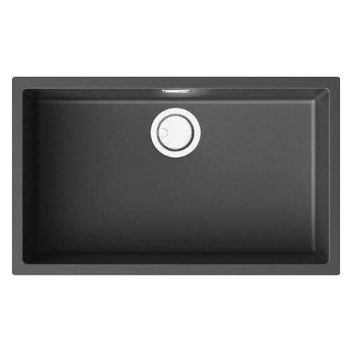 Lavello 1 vasca (75,6x45,6cm) ZEN 130 Dark grey Opaco LKZ13099