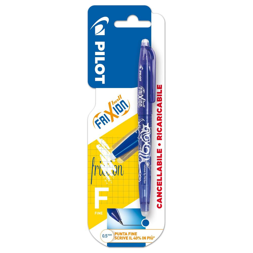 Penna cancellabile roller cappuccio Ball FRIXION inchiostro Blu gel tratto  Fine - 0,5 mm 3802517