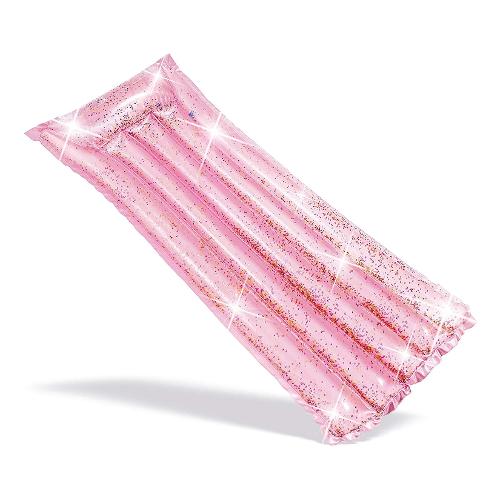 Materassino gonfiabile (170x53x15cm) Rosa glitterato 58720