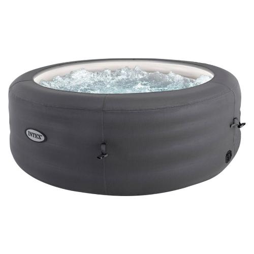 Spa idromassaggio Simple Spa (196x66cm) 4 persone BUBBLE MASSAGE Grigio 28482EX
