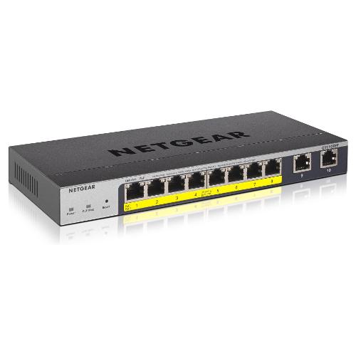 Switch di rete 8 porte Smart con cloud opzionale PoE+ GS110TPP 300EUS Gigabit (1000Base-TX)