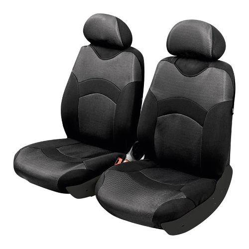 Coprisedili auto coppia anteriori REVOLUTION Grigio e Nero 0128901