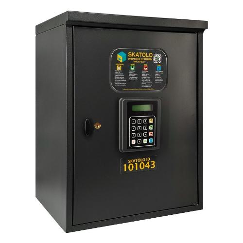 Cassetta porta pacchi Skatolo Nero (43,5x34,2x58,7 cm)