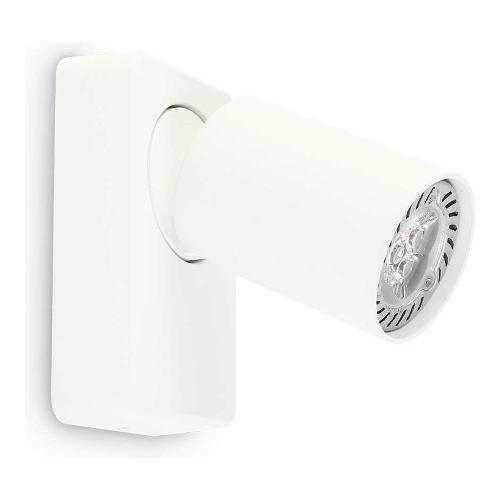 Faretto spot RUDY ap1 round Bianco (7x11,5x13cm) 229027 1 luce - GU10 - Max 35W