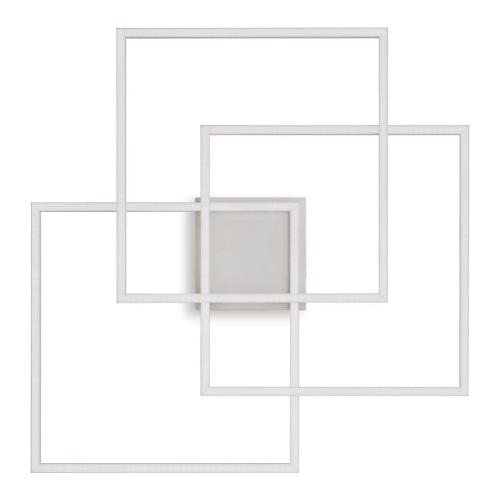Plafoniera FRAME pl quadrato 3000k Bianco (59x9x59,5cm) 230702 1 luce - LED - Max 33W