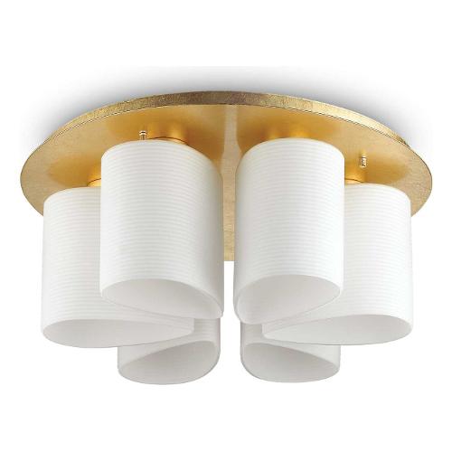 Plafoniera DAISY pl6 Oro (25,5x60cm) 247779 6 luci - E27 - Max 312W