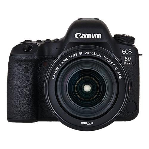 Fotocamera reflex 26Mpx EOS 6D Mark II + EF 24-105mm IS STM Nero 1897C022