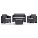 Set giardino Bica 2 Nebraska Antracite 9067.4