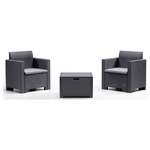 Set giardino Bica Terrace Nebraska Antracite 9073.4