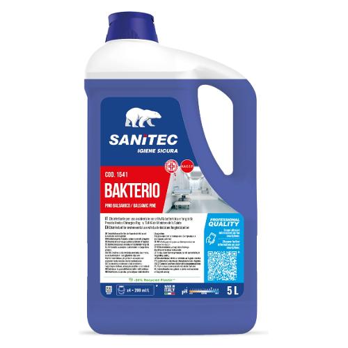 Detergente igienizzante Disinfettante Bakterio Haccp tanica 5,0 lt 1541