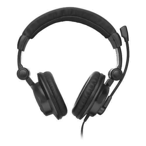 Cuffie microfono filo COMO Black 21658